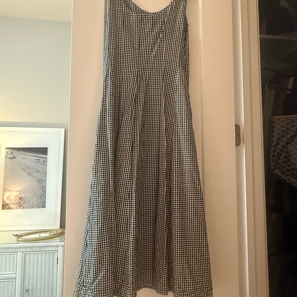 Black and White Gingham Dress
